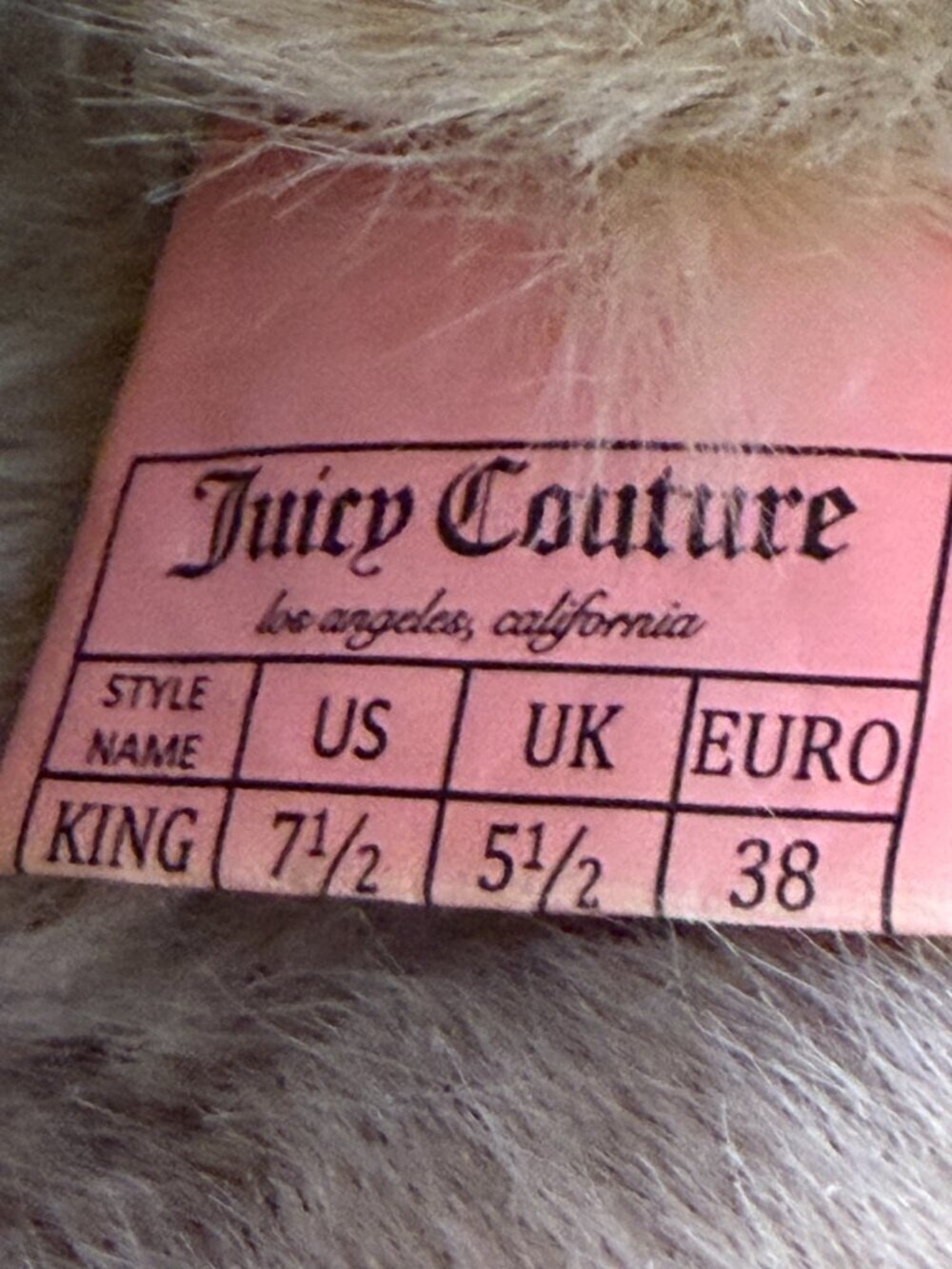 Juicy Couture Faux Fur Trim Bow Winter Boots Tan Women's US 7.5 EU 38 Cozy - Picture 11 of 12
